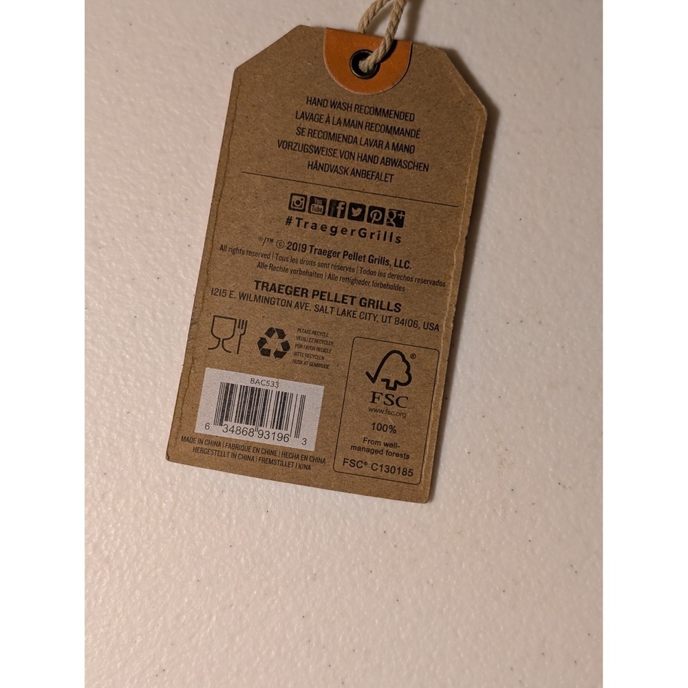 Traeger BBQ Pig Tail Hook Tool | Wood Handle | BAC533 | New w/ Tag | NWT - Picture 3 of 3